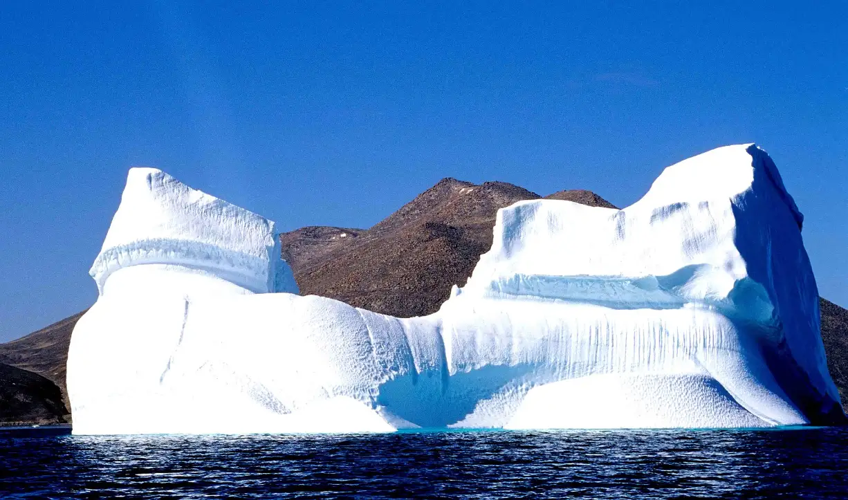 An iceberg off the coast of Baffin Island