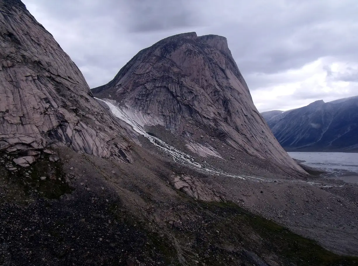 Granite peaks in Auyuittuq National Park