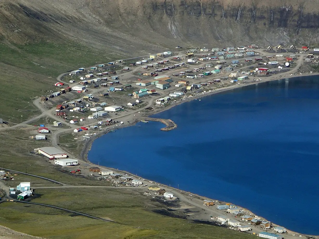 Arctic Bay from the air